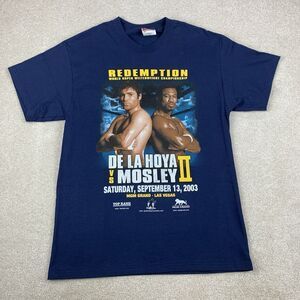Vintage Oscar De La Hoya VS Sugar Shane Mosley Boxing Redemption Mens Medium
